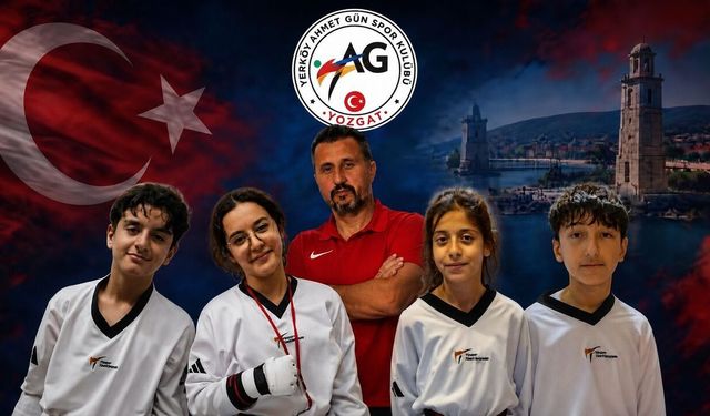 Yerköylü Minik Taekwondocular Sivasta Büyük Başarıya İmza Attı