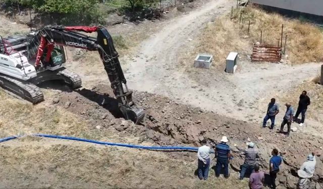 Yozgat Aydıncık'ta İçme Suyu Şebeke Hattı Yenilendi