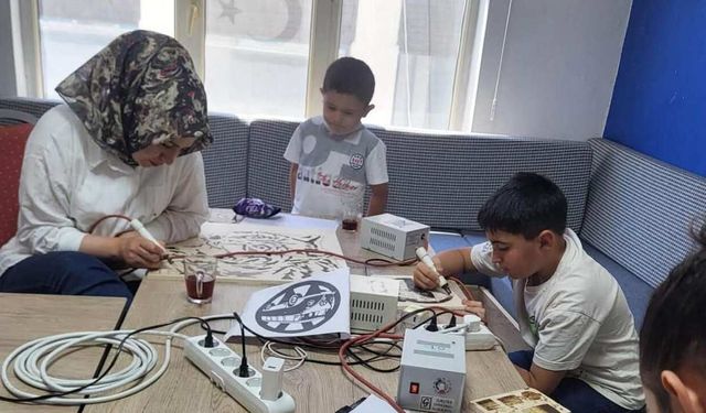 Yozgat'ta Ahşap Yakma Kursu Yoğun İlgi Görüyor