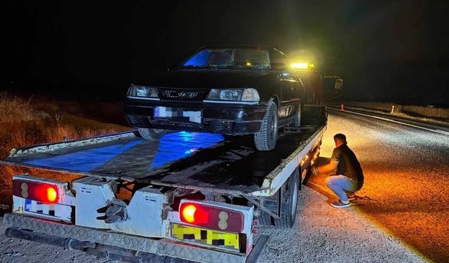 Yozgat'ta Jandarma Göz Açtırmıyor! Yol Kontrolünde Hacizli Araç Ele Geçirildi