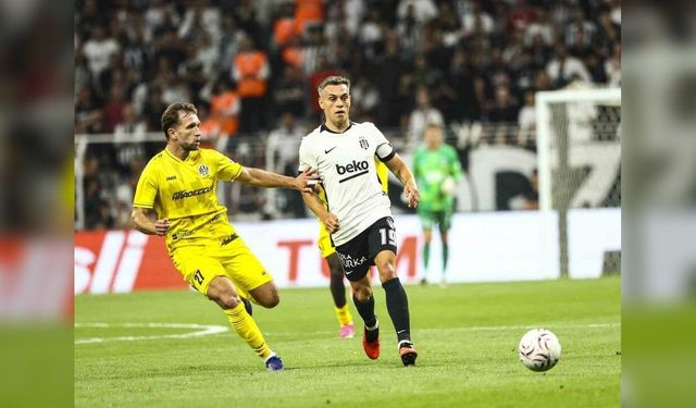 Beşiktaş play-off'a yükseldi: Trossard ilk maçında taraftarı coşturdu