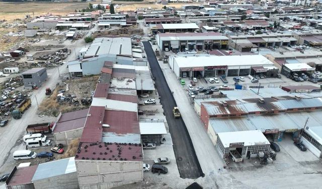 Sorgun Sanayi Sitesi’nde Asfalt Çalışması Başladı