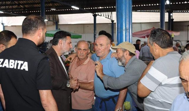 Yerköy'de Pazarcı Esnafı Anlattı, Başkan Arslan Dinledi