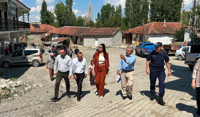 Yozgat Aydıncık’ta Saha Çalışması: Kadın Kaymakam İncelmelerde Bulundu