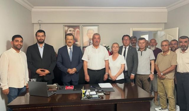 Yozgat'ta Dikkat Çeken Ziyaret! Lütfullah Kayalar, Yaşar'ın Yeni Görevini Kutladı