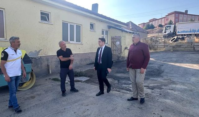 Yozgat'ta Kaymakam Sahaya İndi, Çalışmaları İnceledi