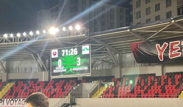 Bozokspor’da Maçın Nabzı Yükseldi! Kırşehir FSK Farkı Açtı!