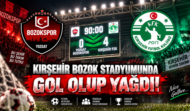 Kırşehir Bozok Stadyumunda Gol Olup Yağdı!