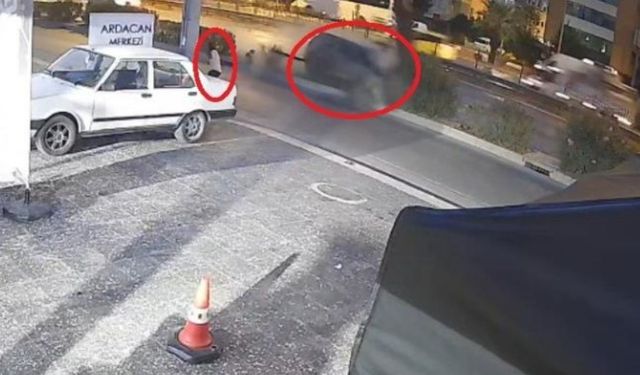 Ölümden 5 Saniyeyle Kurtuldu! Dehşet Anları Kamerada