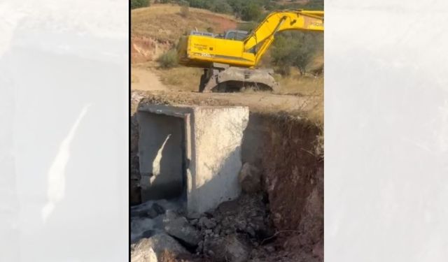 Saraykent’te Yıkılan Köprü Yeniden Yapılıyor! Belediye Çalışmalara Başladı