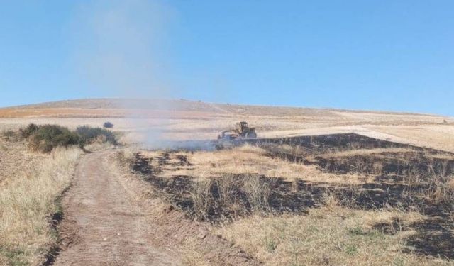Yozgat'ta Anız Yangınına Bir Yenisi Daha Eklendi