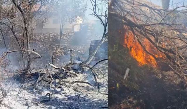 Yozgat’ta İki Köyde Yangın Paniği! Alevler Bahçelere Sıçradı