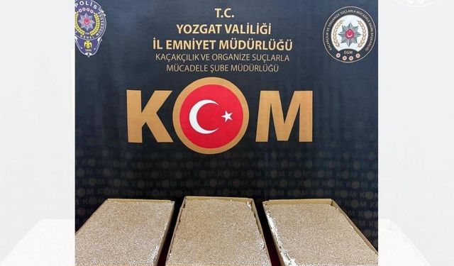 Yozgat'ta Kaçak Tütün Operasyonu: 15 Bin Doldurulmuş Makaron Ele Geçirildi