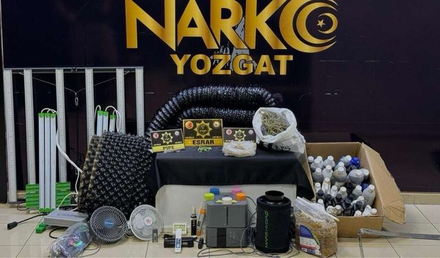 Yozgat’ta Uyuşturucu Operasyonu: Çıkanlar Şoke Etti