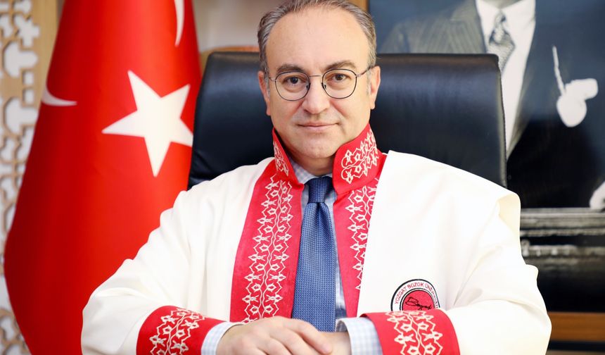 Rektör Yaşar'dan gazetemize  kutlama mesajı