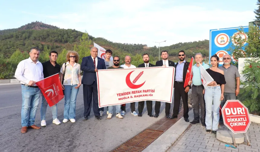 Yeniden Refah Muğla’dan Göcek Tüneli zamlarına tepki