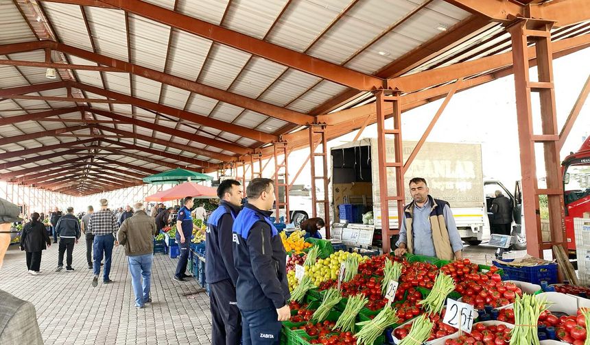 Zabıtadan pazar denetimi