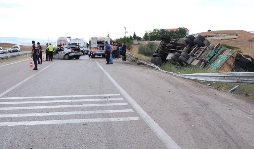 Yozgat’ta Feci Kaza: 3 Ölü, 2 Yaralı