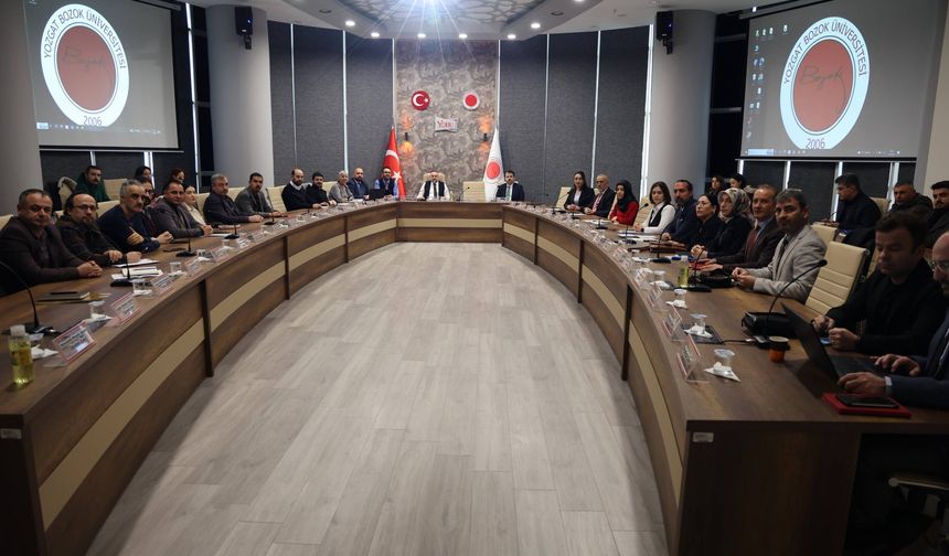 Bozok Üniversitesi'nde Paydaş Veri Tabanı İçin Koordinasyon Toplantısı Yapıldı