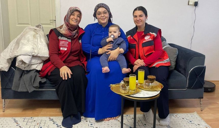 Boğazlıyan'da Evlilik Kredisiyle Yuva Kuran Çiftler Ziyaret Edildi