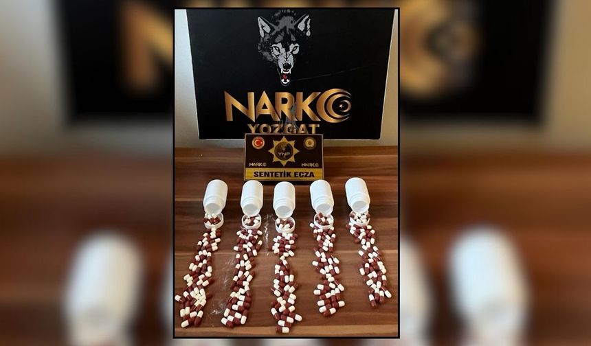 Yozgat'ta 221 Sentetik Hap Ele Geçirildi