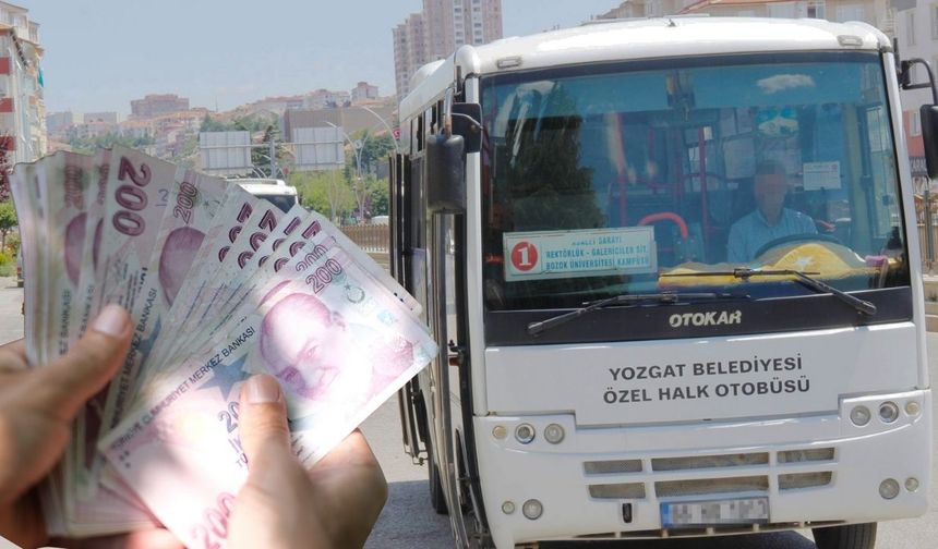 Ulaşıma Zam Geldi! Yozgat’ta Yeni Otobüs Ücretleri Belli Oldu