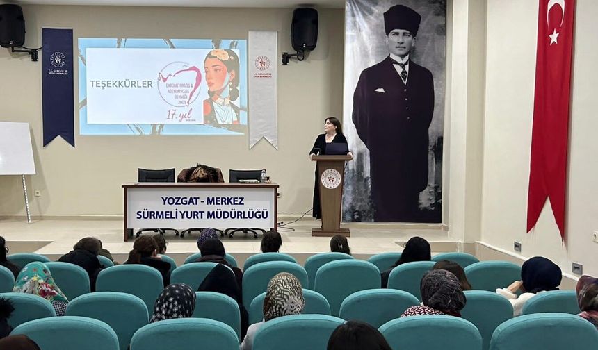 Yozgat’ta Kız Öğrencilere Kadın Sağlığı Eğitimi