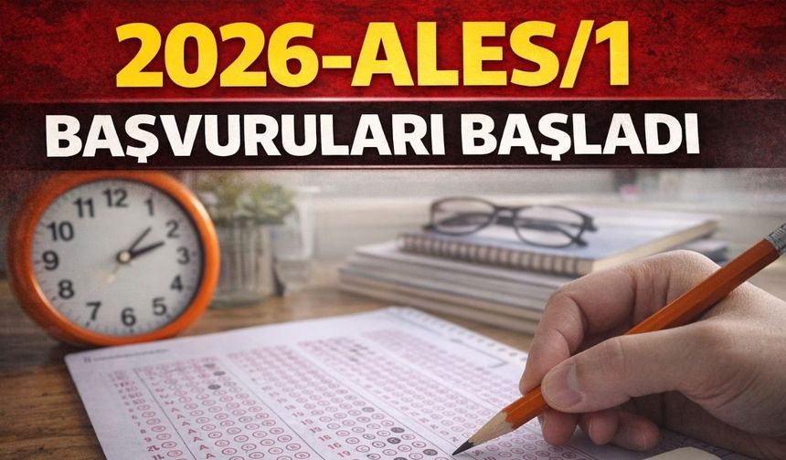 2026-ALES/1 Başvuruları Başladı: 2026-ALES/1 Başvuru Ekranı
