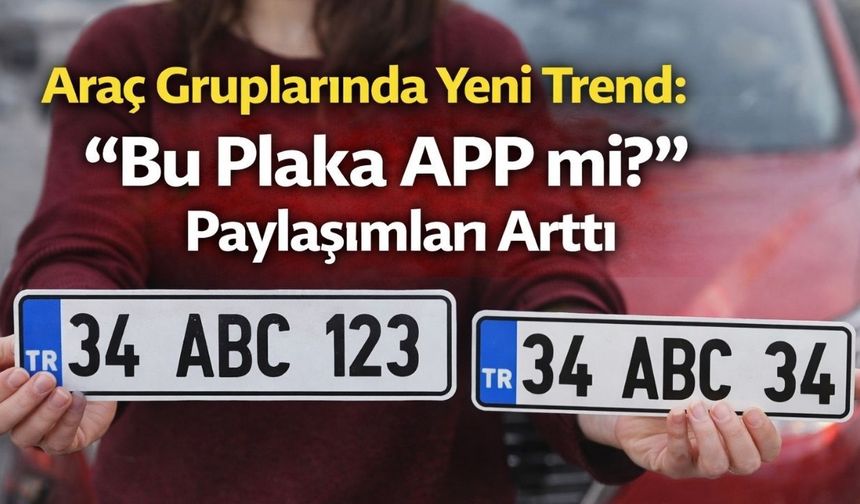 Araç Gruplarında Yeni Trend: “Bu Plaka APP mi?” Paylaşımları Arttı
