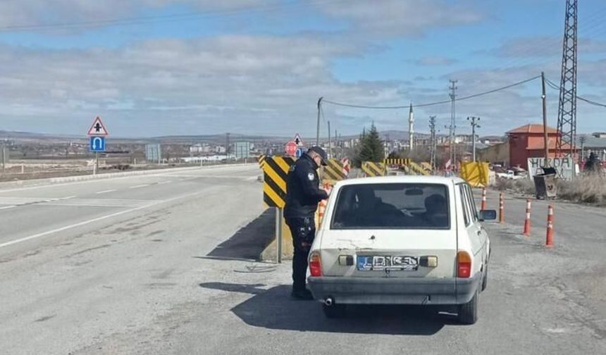 Boğazlıyan'a Giriş Noktasında Emniyetten Sıkı Denetim