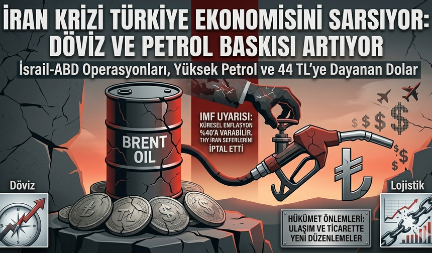 İran Krizi Türkiye Ekonomisini Sarsıyor: Döviz ve Petrol Baskısı Artıyor