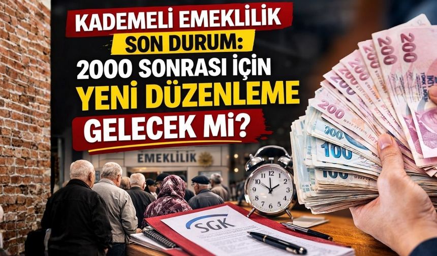 Kademeli Emeklilik Son Durum: 2000 Sonrası İçin Yeni Düzenleme Gelecek mi?