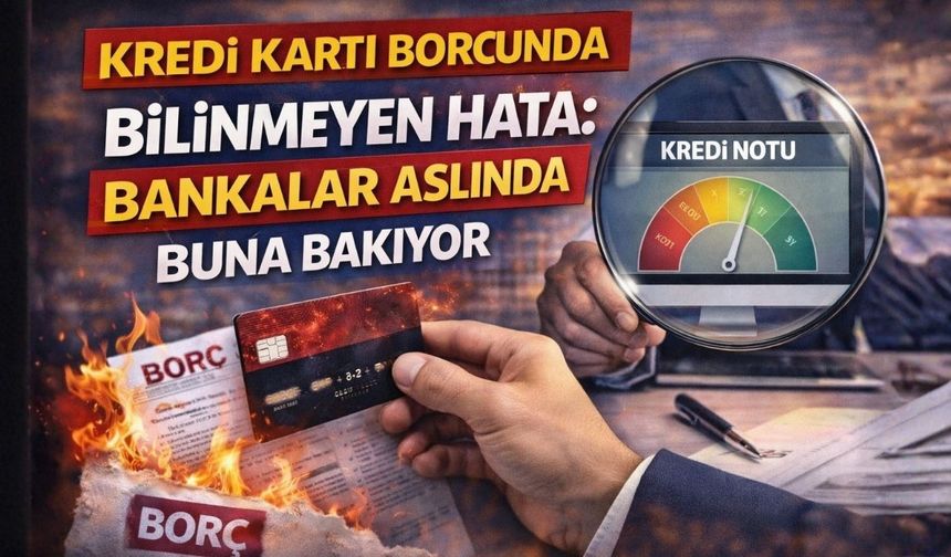 Kredi Kartı Borcunda Bilinmeyen Hata: Bankalar Aslında Buna Bakıyor