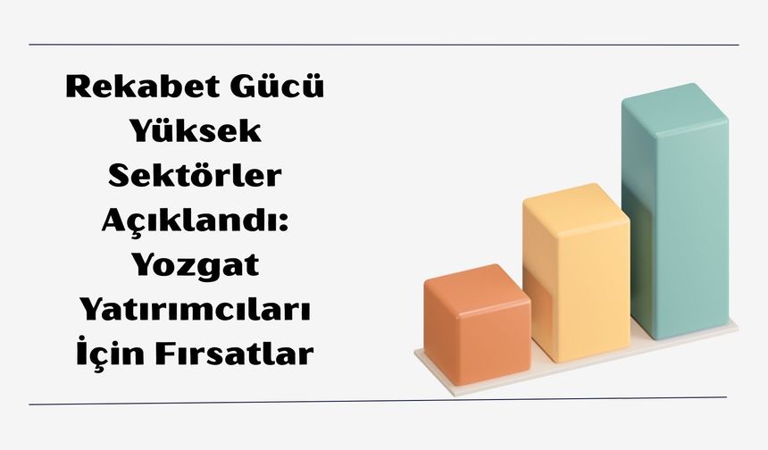 Rekabet Gücü Yüksek Sektörler Açıklandı: Yozgat Yatırımcıları İçin Fırsatlar