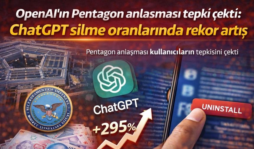 Yapay Zeka Tartışması Büyüyor: ChatGPT Silme Oranında Rekor Artış