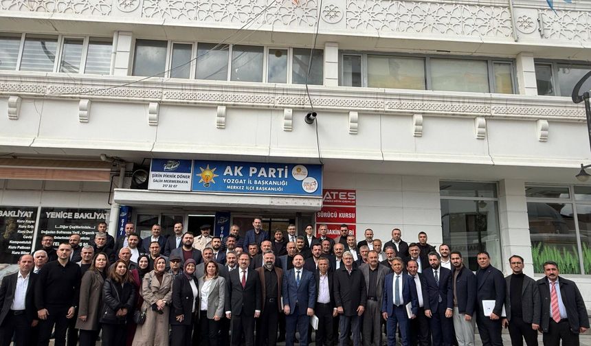 Yozgat AK Parti Teşkilatı: Hizmet Yolunda İlerleyeceğiz