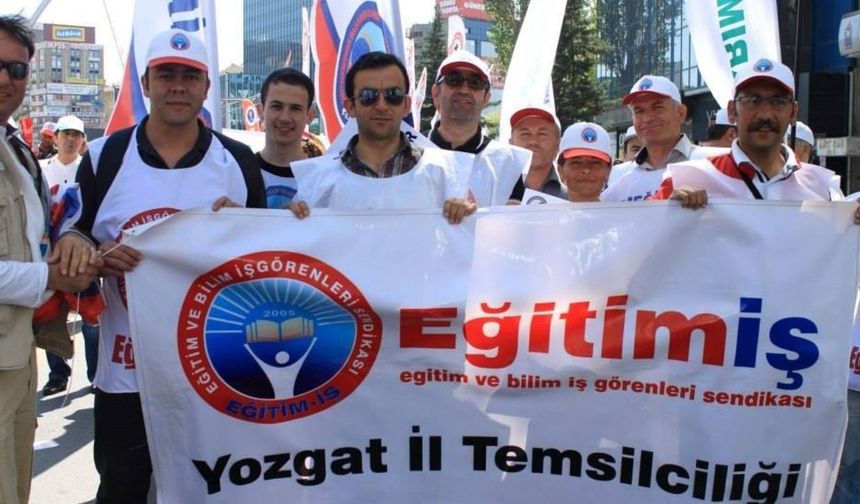 Yozgat Eğitim-İş'ten "Güvenli Okul, Sağlıklı Eğitim” Çağrısı