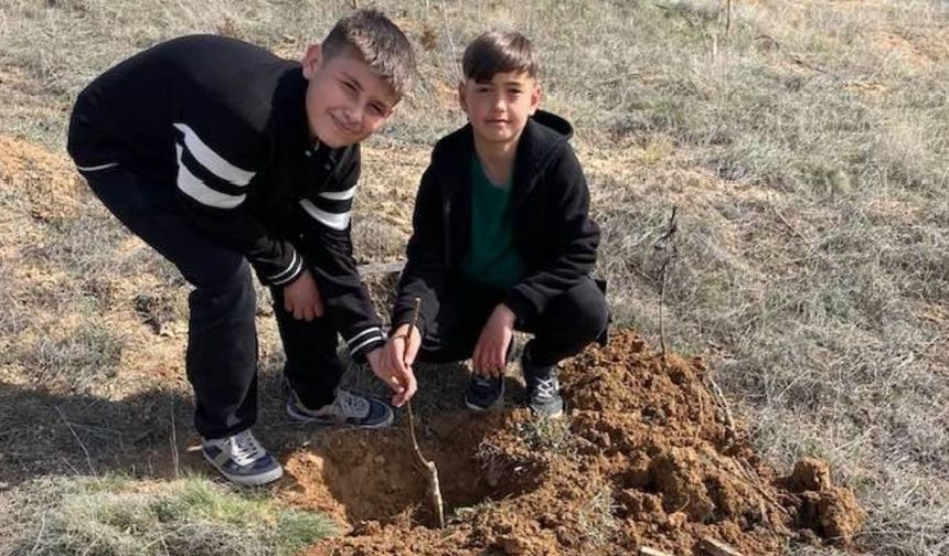 Yozgatlı Minik Ellerden Gelecek Nesillere Yeşil Miras