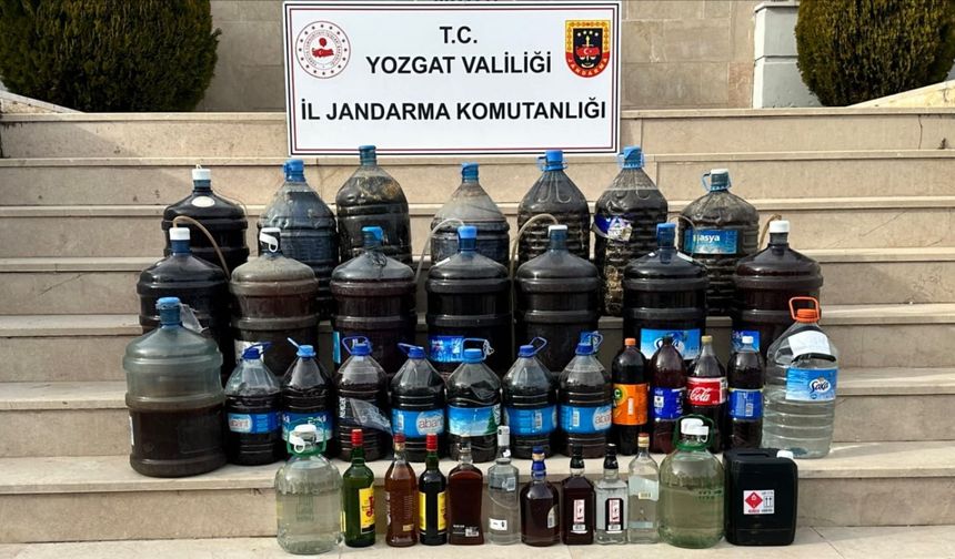 Yozgat'ta Kaçak Alkole Operasyon: Gözaltı, Silah ve Yüksek Miktarda Alkole
