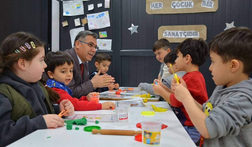 Yozgat'ta Miniklerin Misafiri Müdür Oldu