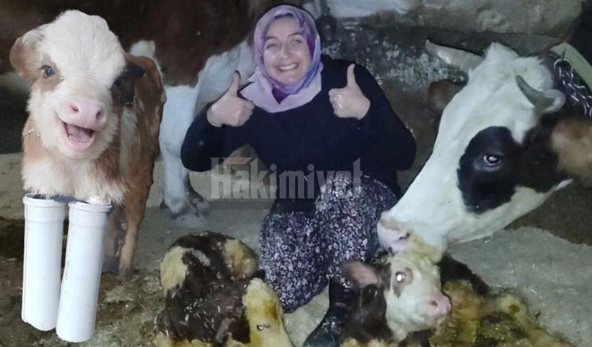 Yozgat’ta Mucize Gibi Dokunuş: Engelli Buzağıya Umut Oldu