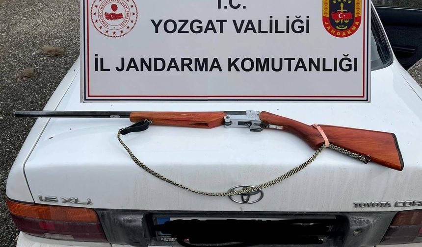 Yozgat'ta Ruhsatsız Tüfeği Yanında Aldı, Cezadan Kaçamadı