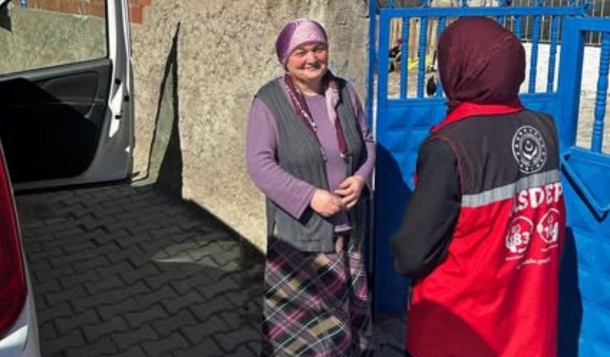 Yozgat’ta Sosyal Hizmet Ekipleri Sahada