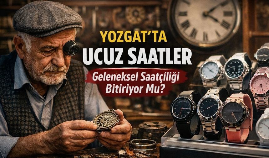 Yozgat’ta Ucuz Saatler Geleneksel Saatçiliği Bitiriyor Mu?