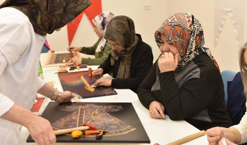 Ahşap ve Telin Buluştuğu Kurs Yozgat’ta İlgi Görüyor