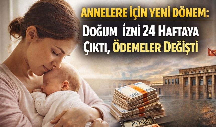 Anneler İçin Yeni Dönem: Doğum İzni 24 Haftaya Çıktı, Ödemeler Değişti