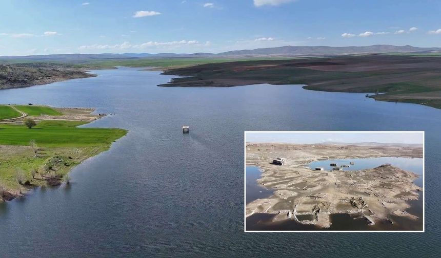 Baraj Seviyesi Yükseldi: Köy Bir Yılda İki Kez Ortaya Çıkıp Kayboldu