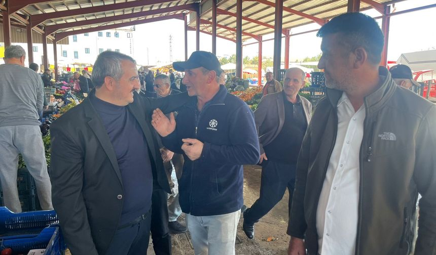 Boğazlıyan Esnafını AK Partili Başkana Sıkıntılarını Anlattı