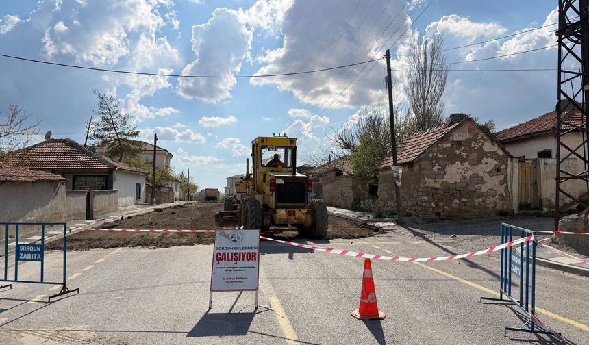 Sorgun'da Beklenen Asfaltlama Çalışmaları Başladı