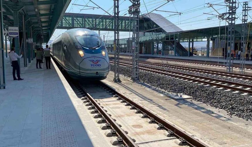 Yozgat Dahil Ankara-Sivas YHT Hattında 2,3 Milyon Yolcu Seyahat Etti